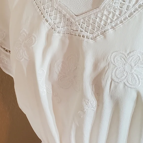 TWENTY ONE Off White Peasant Blouse - Picture 5 of 7